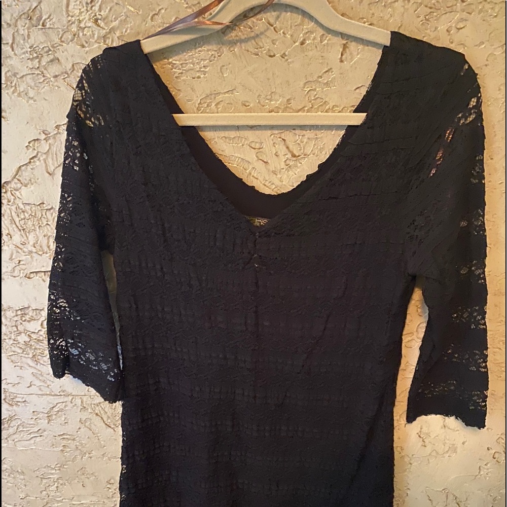 Black Lace Top